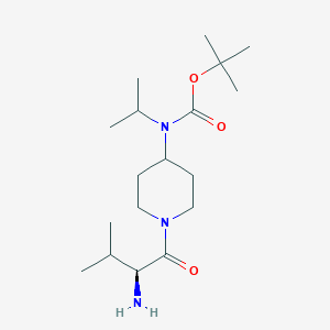 [1-((S)-2-Amino-3-methyl-butyryl)-piperidin-4-yl]-isopropyl-carbamic acid tert-butyl ester - 