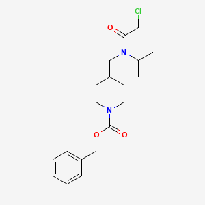 4-{[(2-Chloro-acetyl)-isopropyl-amino]-methyl}-piperidine-1-carboxylic acid benzyl ester - 