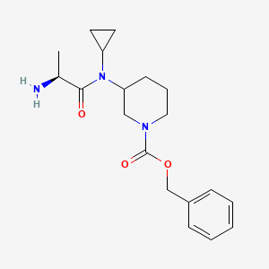 3-[((S)-2-Amino-propionyl)-cyclopropyl-amino]-piperidine-1-carboxylic acid benzyl ester - 