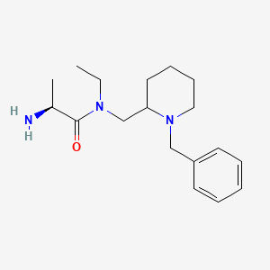 (S)-2-Amino-N-(1-benzyl-piperidin-2-ylmethyl)-N-ethyl-propionamide - 