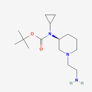 [(S)-1-(2-Amino-ethyl)-piperidin-3-yl]-cyclopropyl-carbamic acid tert-butyl ester - 