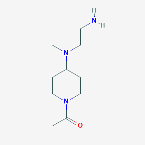 1-{4-[(2-Amino-ethyl)-methyl-amino]-piperidin-1-yl}-ethanone - 