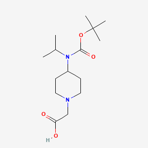 [4-(tert-Butoxycarbonyl-isopropyl-amino)-piperidin-1-yl]-acetic acid - 