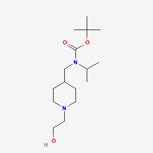 [1-(2-Hydroxy-ethyl)-piperidin-4-ylmethyl]-isopropyl-carbamic acid tert-butyl ester - 