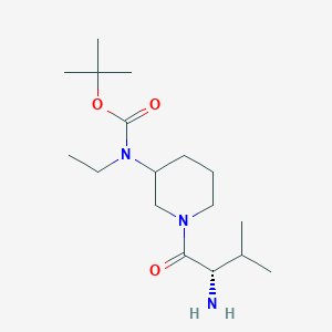 [1-((S)-2-Amino-3-methyl-butyryl)-piperidin-3-yl]-ethyl-carbamic acid tert-butyl ester - 
