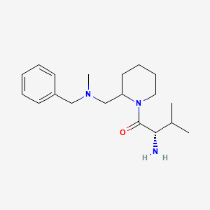 (S)-2-Amino-1-{2-[(benzyl-methyl-amino)-methyl]-piperidin-1-yl}-3-methyl-butan-1-one - 