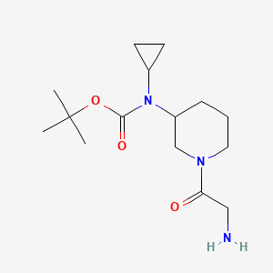 [1-(2-Amino-acetyl)-piperidin-3-yl]-cyclopropyl-carbamic acid tert-butyl ester - 