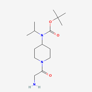 [1-(2-Amino-acetyl)-piperidin-4-yl]-isopropyl-carbamic acid tert-butyl ester - 