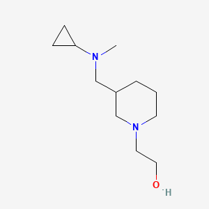 2-{3-[(Cyclopropyl-methyl-amino)-methyl]-piperidin-1-yl}-ethanol - 