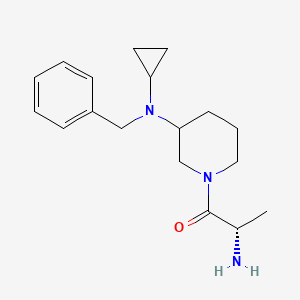 (S)-2-Amino-1-[3-(benzyl-cyclopropyl-amino)-piperidin-1-yl]-propan-1-one - 