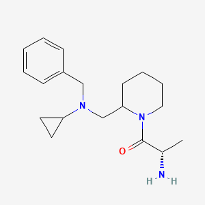(S)-2-Amino-1-{2-[(benzyl-cyclopropyl-amino)-methyl]-piperidin-1-yl}-propan-1-one - 