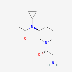 N-[(S)-1-(2-Amino-acetyl)-piperidin-3-yl]-N-cyclopropyl-acetamide - 