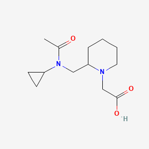 {2-[(Acetyl-cyclopropyl-amino)-methyl]-piperidin-1-yl}-acetic acid - 