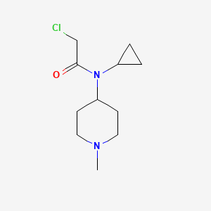 2-Chloro-N-cyclopropyl-N-(1-methyl-piperidin-4-yl)-acetamide - 