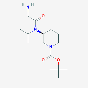 (S)-3-[(2-Amino-acetyl)-isopropyl-amino]-piperidine-1-carboxylic acid tert-butyl ester - 
