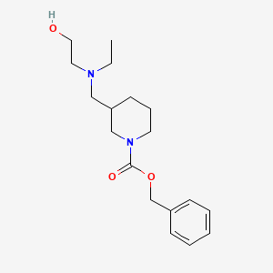 3-{[Ethyl-(2-hydroxy-ethyl)-amino]-methyl}-piperidine-1-carboxylic acid benzyl ester - 