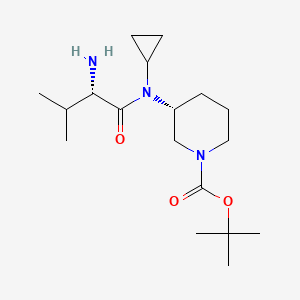 (R)-3-[((S)-2-Amino-3-methyl-butyryl)-cyclopropyl-amino]-piperidine-1-carboxylic acid tert-butyl ester - 