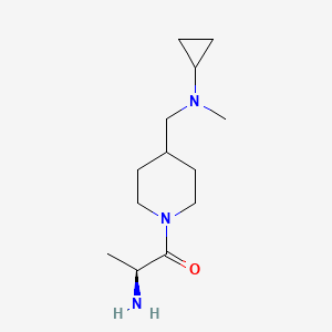 (S)-2-Amino-1-{4-[(cyclopropyl-methyl-amino)-methyl]-piperidin-1-yl}-propan-1-one - 