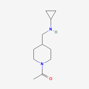 1-(4-Cyclopropylaminomethyl-piperidin-1-yl)-ethanone - 
