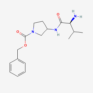 3-((S)-2-Amino-3-methyl-butyrylamino)-pyrrolidine-1-carboxylic acid benzyl ester - 