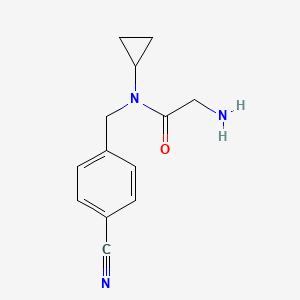 2-Amino-N-(4-cyano-benzyl)-N-cyclopropyl-acetamide - 