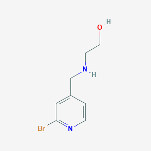 2-[(2-Bromo-pyridin-4-ylmethyl)-amino]-ethanol - 