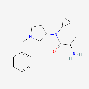 (S)-2-Amino-N-((R)-1-benzylpyrrolidin-3-yl)-N-cyclopropylpropanamide - 