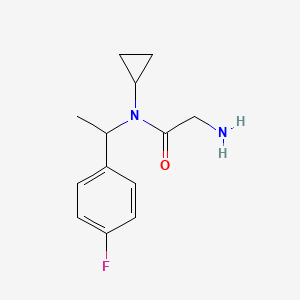 2-Amino-N-cyclopropyl-N-[1-(4-fluoro-phenyl)-ethyl]-acetamide - 