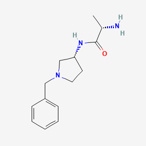 (S)-2-Amino-N-((R)-1-benzyl-pyrrolidin-3-yl)-propionamide - 