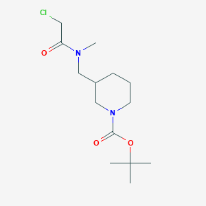 3-{[(2-Chloro-acetyl)-methyl-amino]-methyl}-piperidine-1-carboxylic acid tert-butyl ester - 