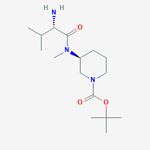 (S)-3-[((S)-2-Amino-3-methyl-butyryl)-methyl-amino]-piperidine-1-carboxylic acid tert-butyl ester - 