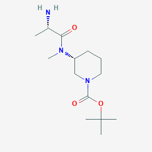(R)-3-[((S)-2-Amino-propionyl)-methyl-amino]-piperidine-1-carboxylic acid tert-butyl ester - 