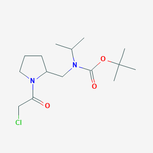 [1-(2-Chloro-acetyl)-pyrrolidin-2-ylmethyl]-isopropyl-carbamic acid tert-butyl ester - 