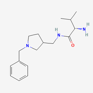 (2S)-2-Amino-N-((1-benzylpyrrolidin-3-yl)methyl)-3-methylbutanamide - 