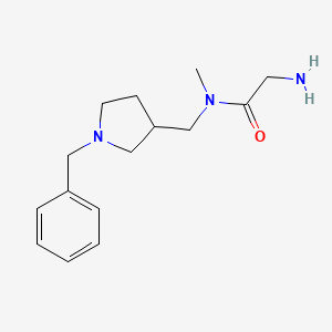 2-Amino-N-(1-benzyl-pyrrolidin-3-ylmethyl)-N-methyl-acetamide - 