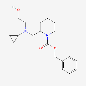 2-{[Cyclopropyl-(2-hydroxy-ethyl)-amino]-methyl}-piperidine-1-carboxylic acid benzyl ester - 