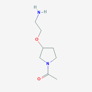 1-[3-(2-Amino-ethoxy)-pyrrolidin-1-yl]-ethanone - 