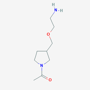 1-[3-(2-Amino-ethoxymethyl)-pyrrolidin-1-yl]-ethanone - 