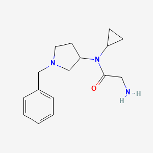 2-Amino-N-(1-benzyl-pyrrolidin-3-yl)-N-cyclopropyl-acetamide - 