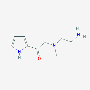 2-[(2-Amino-ethyl)-methyl-amino]-1-(1H-pyrrol-2-yl)-ethanone - 