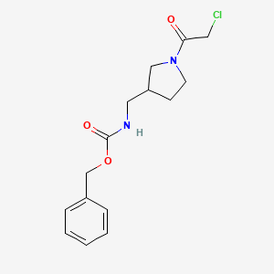 [1-(2-Chloro-acetyl)-pyrrolidin-3-ylmethyl]-carbamic acid benzyl ester - 1353978-44-5