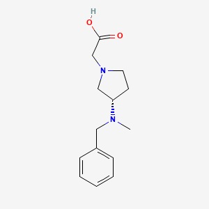 [(S)-3-(Benzyl-methyl-amino)-pyrrolidin-1-yl]-acetic acid - 