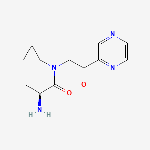 (S)-2-Amino-N-cyclopropyl-N-(2-oxo-2-pyrazin-2-yl-ethyl)-propionamide - 