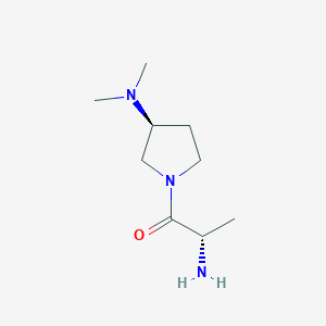 (S)-2-Amino-1-((S)-3-dimethylamino-pyrrolidin-1-yl)-propan-1-one - 