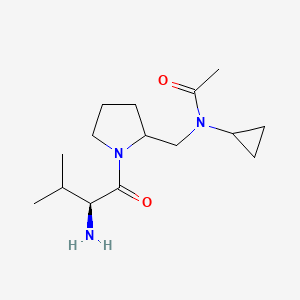 N-[1-((S)-2-Amino-3-methyl-butyryl)-pyrrolidin-2-ylmethyl]-N-cyclopropyl-acetamide - 