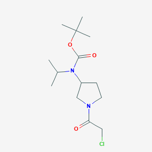 [1-(2-Chloro-acetyl)-pyrrolidin-3-yl]-isopropyl-carbamic acid tert-butyl ester - 