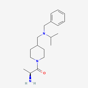 (S)-2-Amino-1-{4-[(benzyl-isopropyl-amino)-methyl]-piperidin-1-yl}-propan-1-one - 