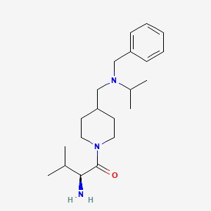 (S)-2-Amino-1-{4-[(benzyl-isopropyl-amino)-methyl]-piperidin-1-yl}-3-methyl-butan-1-one - 