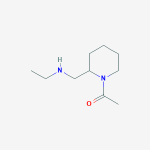 1-(2-Ethylaminomethyl-piperidin-1-yl)-ethanone - 