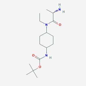 {4-[((S)-2-Amino-propionyl)-ethyl-amino]-cyclohexyl}-carbamic acid tert-butyl ester - 